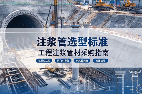 澜沧注浆管选型标准
